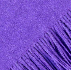 bright purple throw blanket