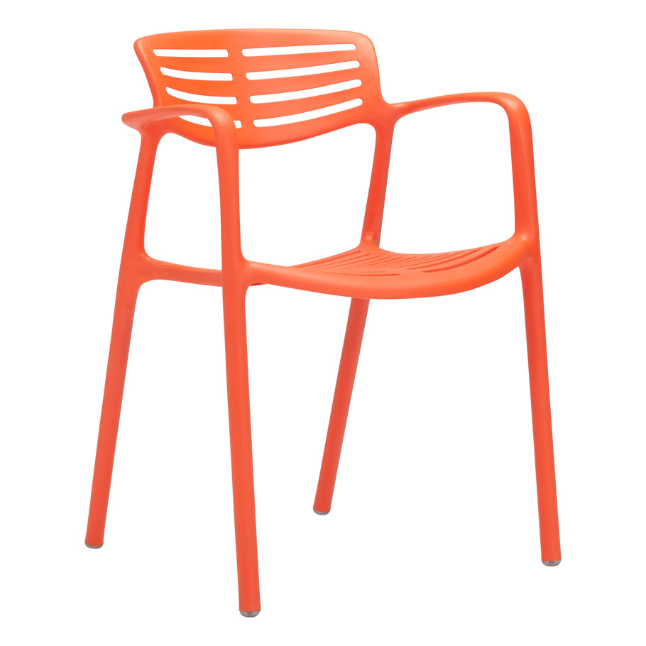 orange restaurant chair
