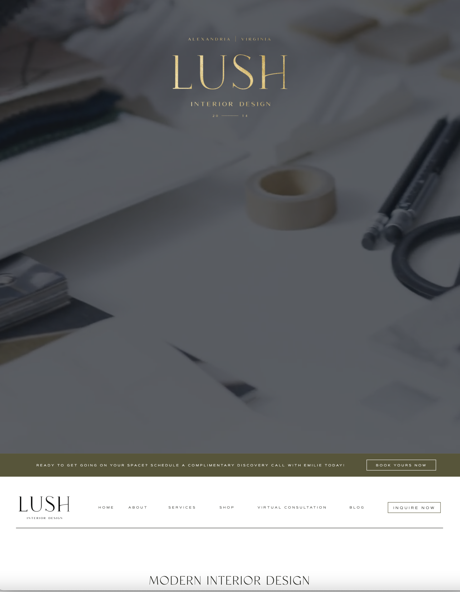 BEFORE & AFTER: A New Look for the Lush Interior Design Website￼