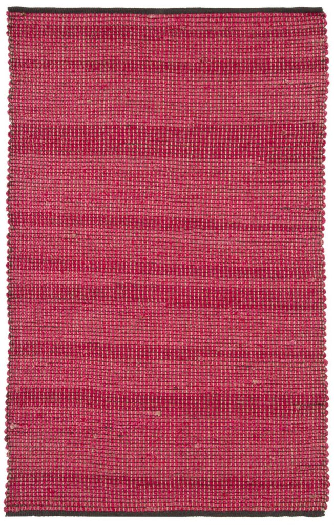 red woven rug