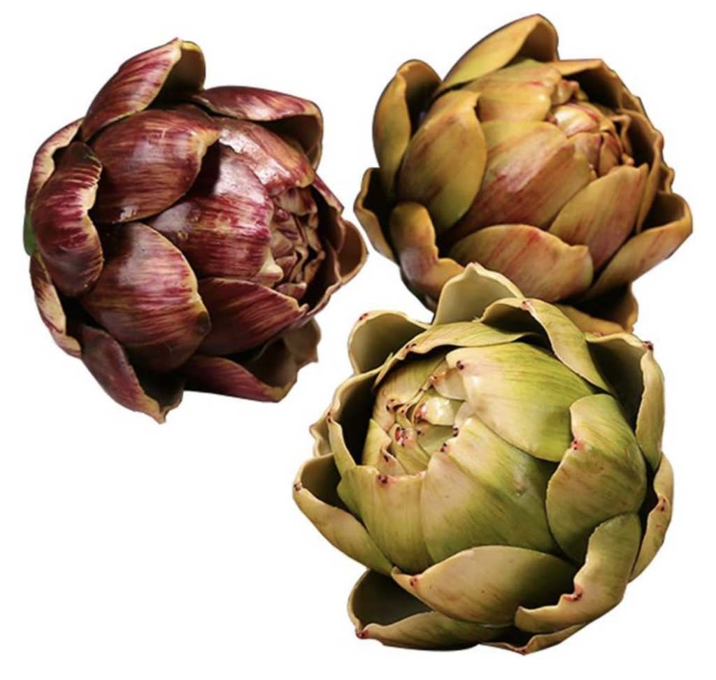 decorative artichokes